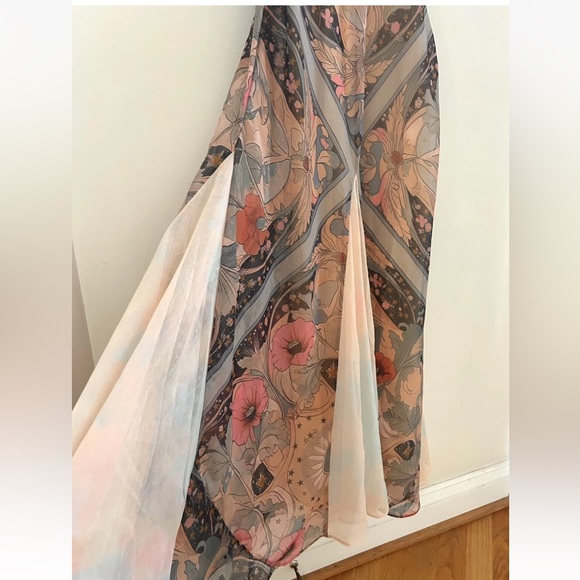 Free People Celestial Nights Fairy Combo Maxi Dress NWT Size XS - Picture 7 of 15